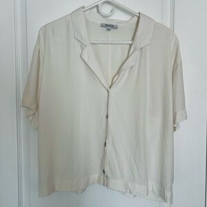 Madewell Cream Button Down Shirt